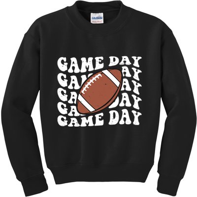 Game Day Football Fan Kids Sweatshirt