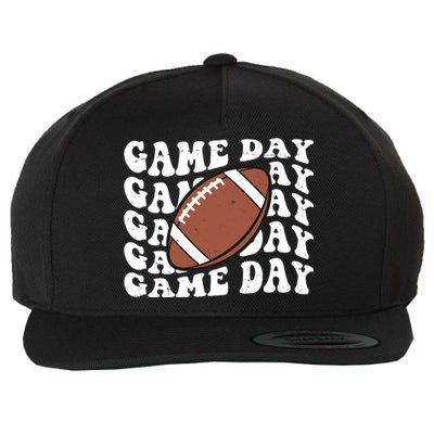 Game Day Football Fan Wool Snapback Cap