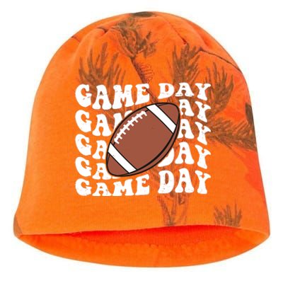 Game Day Football Fan Kati - Camo Knit Beanie