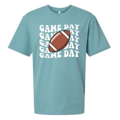 Game Day Football Fan Sueded Cloud Jersey T-Shirt