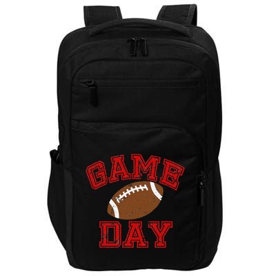 Game Day Football MOM AUNT SISTER BROTHER Impact Tech Backpack