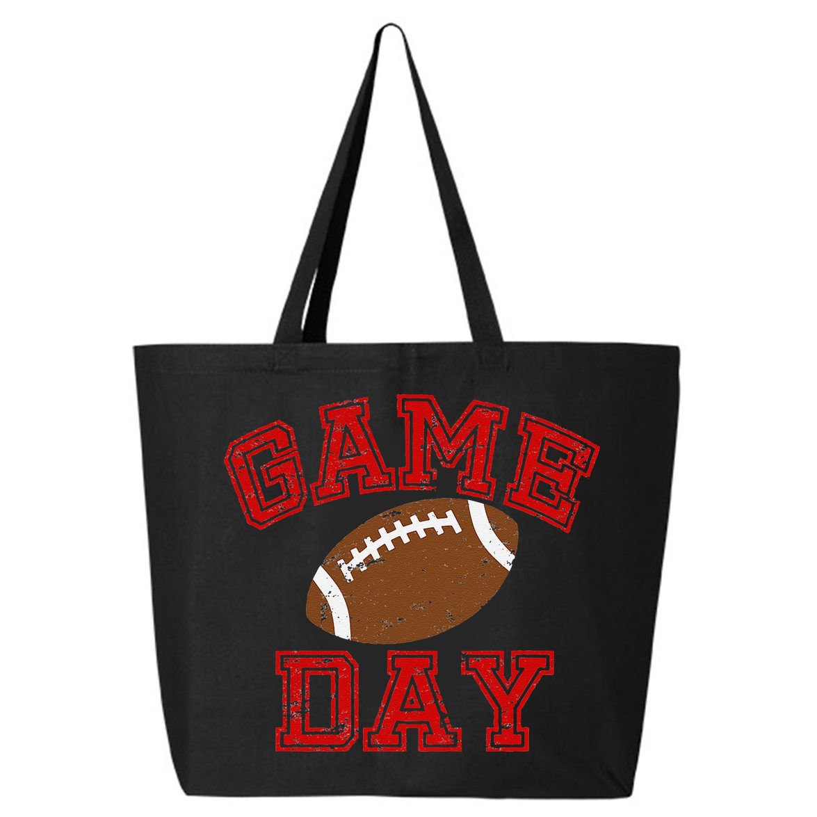 Game Day Football MOM AUNT SISTER BROTHER 25L Jumbo Tote