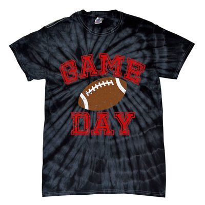 Game Day Football MOM AUNT SISTER BROTHER Tie-Dye T-Shirt