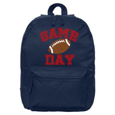 Game Day Football MOM AUNT SISTER BROTHER 16 in Basic Backpack