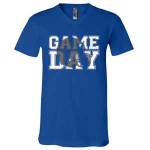 Game Day Fantasy Football Season Funny V-Neck T-Shirt