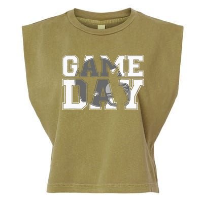 Game Day Fantasy Football Season Funny Garment-Dyed Women's Muscle Tee