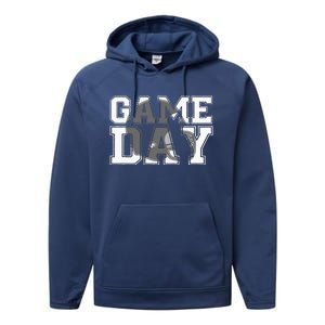 Game Day Fantasy Football Season Funny Performance Fleece Hoodie