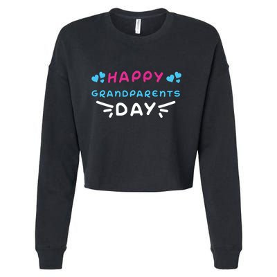 Grandparents Day Cropped Pullover Crew