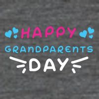 Grandparents Day 7 Panel Mesh Trucker Snapback Hat
