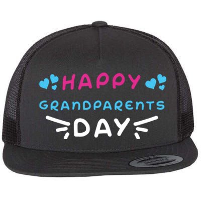 Grandparents Day Flat Bill Trucker Hat