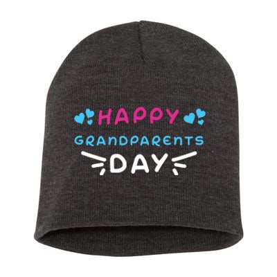 Grandparents Day Short Acrylic Beanie