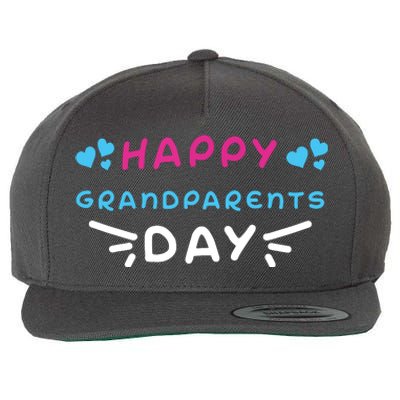 Grandparents Day Wool Snapback Cap