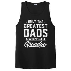 Greatest Dads Get Promoted To Grandpa Fathers Day PosiCharge Competitor Tank