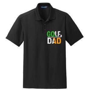 Golf Dad Gift For Father's Day Dry Zone Grid Polo