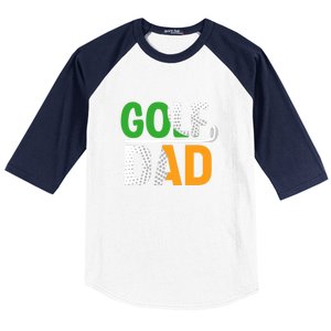 Golf Dad Gift For Father's Day Baseball Sleeve Shirt