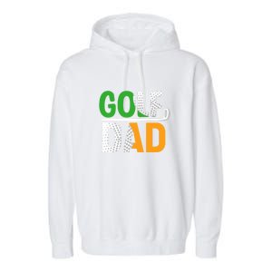 Golf Dad Gift For Father's Day Garment-Dyed Fleece Hoodie