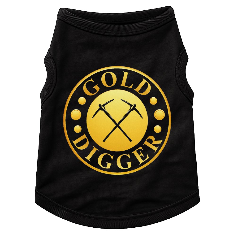 Gold Digger Gold Mining Gold Miner Doggie Tank