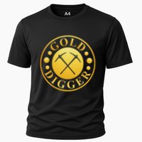 Gold Digger Gold Mining Gold Miner Cooling Performance Crew T-Shirt
