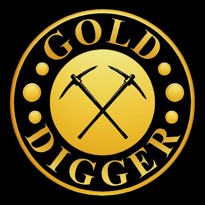 Gold Digger Gold Mining Gold Miner Cooling Performance Crew T-Shirt