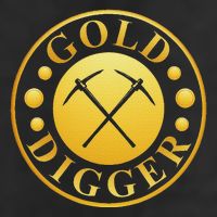 Gold Digger Gold Mining Gold Miner Golf Towel