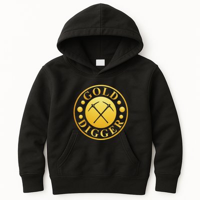 Gold Digger Gold Mining Gold Miner Kids Hoodie