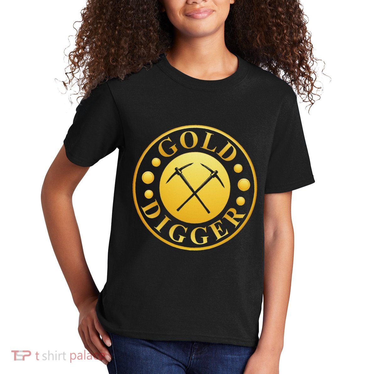 Gold Digger Gold Mining Gold Miner Kids T-Shirt