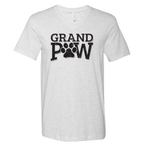 Grandpaw Dog Grandpa Shirts Grand Paw Gifts Men Dad Father V-Neck T-Shirt