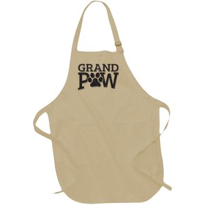 Grandpaw Dog Grandpa Shirts Grand Paw Gifts Men Dad Father Full-Length Apron With Pockets