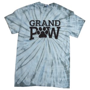 Grandpaw Dog Grandpa Shirts Grand Paw Gifts Men Dad Father Tie-Dye T-Shirt