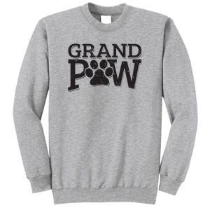 Grandpaw Dog Grandpa Shirts Grand Paw Gifts Men Dad Father Tall Sweatshirt