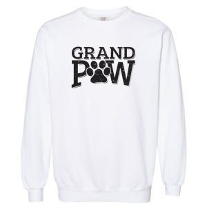 Grandpaw Dog Grandpa Shirts Grand Paw Gifts Men Dad Father Garment-Dyed Sweatshirt