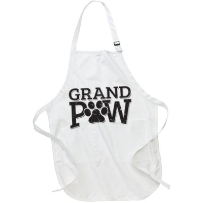 Grandpaw Dog Grandpa Shirts Grand Paw Gifts Men Dad Father Apron