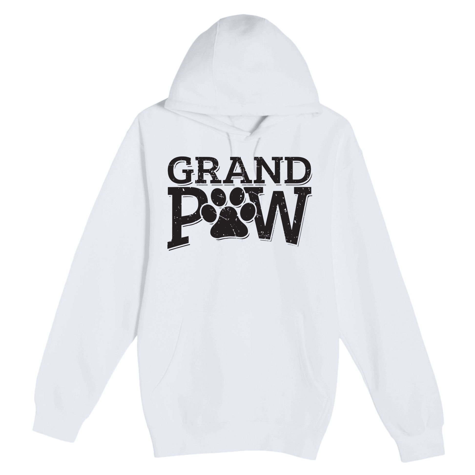 Grandpaw Dog Grandpa Shirts Grand Paw Gifts Men Dad Father Premium Pullover Hoodie