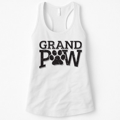 Grandpaw Dog Grandpa Shirts Grand Paw Gifts Men Dad Father Womens Tank Top