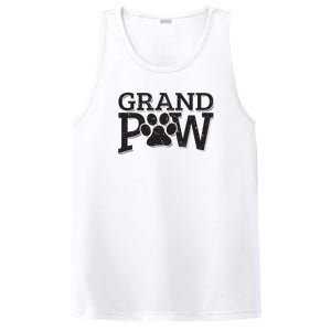 Grandpaw Dog Grandpa Shirts Grand Paw Gifts Men Dad Father PosiCharge Competitor Tank