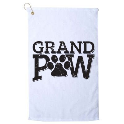 Grandpaw Dog Grandpa Shirts Grand Paw Gifts Men Dad Father Golf Towel