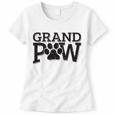 Grandpaw Dog Grandpa Shirts Grand Paw Gifts Men Dad Father Womens T-Shirt