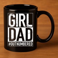 Girl Dad 11oz C Handle Ceramic Mug