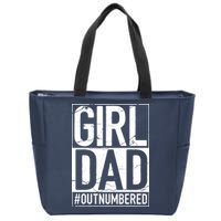 Girl Dad Zip Tote Bag