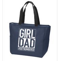 Girl Dad Zip Tote Bag