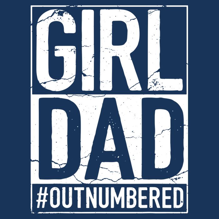 Girl Dad Zip Tote Bag