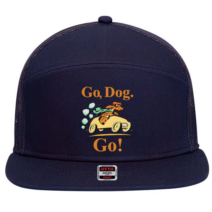 Go Dog Go Essential 7 Panel Mesh Trucker Snapback Hat