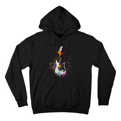 Guitar Design Guitar Gift For Guitarist Hoodie