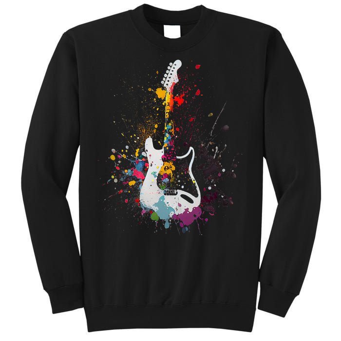 Guitar Design Guitar Gift For Guitarist Sweatshirt