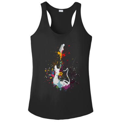 Guitar Design Guitar Gift For Guitarist Ladies PosiCharge Competitor Racerback Tank