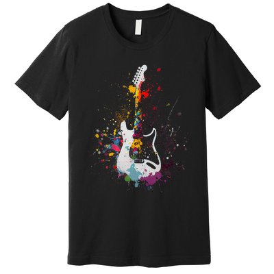 Guitar Design Guitar Gift For Guitarist Premium T-Shirt