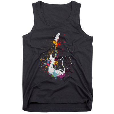 Guitar Design Guitar Gift For Guitarist Tank Top