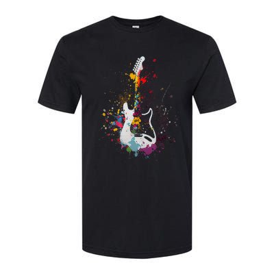 Guitar Design Guitar Gift For Guitarist Softstyle CVC T-Shirt