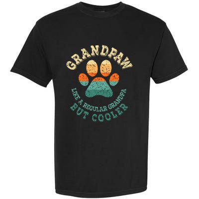 Grandpaw Dog Grandpa Grandfather Grand Paw Garment-Dyed Heavyweight T-Shirt