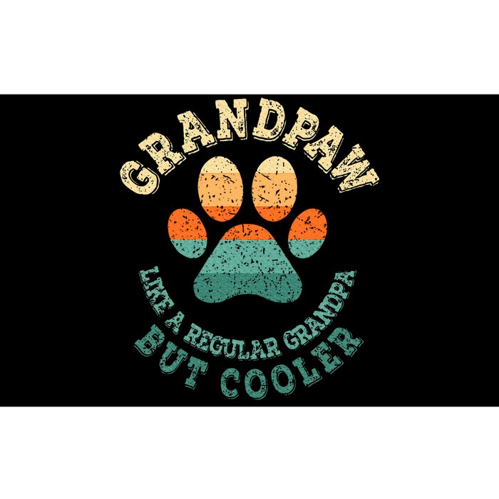 Grandpaw Dog Grandpa Grandfather Grand Paw Bumper Sticker